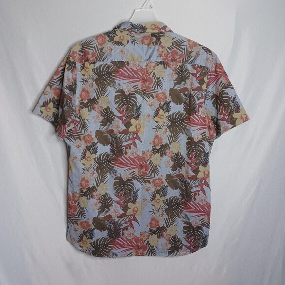 Untuckit Shirt Mens XL Tall Slim Desisto Floral Hawaiian Button Up Vacation - Picture 2 of 13
